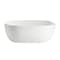 Anzzi Siena Series 17 in. Ceramic Rounded Vessel Square Bathroom Sink Basin in White LS-AZ925 - alternate 3