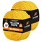 Xpose Safety Yellow Polypropylene Rope, 1/4 in x 50 ft, Floating, Oil & Moisture Resistant, 2PK YPR14-50-2-X-S - alternate 1