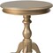 Homeroots 25" Champagne Wood Round End Table 493224 - alternate 2