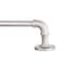 Kenney Mfg Kenney Adler 5/8" Indoor/Outdoor Rust-Resistant Wrap Around Curtain Rod, 28-48", Brushed Nickel KN90020 - alternate 1