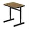Correll TFL Student Desk, 20 in D X 27 in W X Particleboard, Medium Oak CSA2027TF-06 - alternate 1