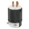 Leviton LockingPlug, 20A, 2hp, Black;White, Nylon 2411E - alternate 1