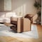 Flash Furniture Cash Swivel Glider Rocker Manual Recliner Chair, 270 Degree Swivel, USB/USB-C Charging Ports CY-RAC-536U-CGNPU-GG - alternate 4