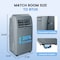 Edendirect 10,000 BTU (6,450 BTU DOE) Portable Air Conditioner Cools 400 sq. ft. with Heater, Dehum & Remote ZR-SPF2-12CG - alternate 3