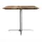 Flash Furniture Commercial All-Weather 36" Square Natural HPL Tabletop-Silver X Base ST-SQ36-NAT-T3030S-GG - alternate 3