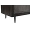 Homeroots 92in Dark Brown Carved Geometric Distressed Solid Wood Enclosed and Open Storage TV Stand 489507 - alternate 2