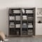 Manhattan Comfort Cornelia Storage Closet 1.0 in Grey, 2PK 2-2BC-GY - alternate 3