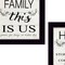 Homeroots Set Of Two Family 1 Black Framed Print Wall Art, 2PK 405971 - alternate 4