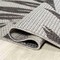 Jonathan Y Havana Tropical Palm Leaf Gray/Black 3 ft. x 5 ft. Indoor/Outdoor Area Rug SMB208B-3 - alternate 3