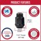 Coyote Wheel Accessories LUG NUTS, Steel, 1.38 in, 60 Degree Conical Bulge 871140BLK - alternate 3