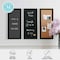 Martha Stewart Everette 18in. x 24in. Cork Board, Chlk Board, Lttr Board Set w/Psh Pns, Mgnts, Liq Chlk, Lttrs, Blk BR-DK20221011-1-BK-MS - alternate 3