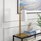 Homeroots 26" Brass Metal Desk Table Lamp With White Cone Shade 524490 - alternate 2