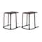 Lagoon Uno Resin C-Shape Side Table, 2PK 7095N3-SSLGS - alternate 1