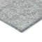Homeroots 3' X 5' Silver And Ivory Floral Washable Indoor Outdoor Area Rug 581876 - alternate 4
