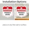 Signmission No Trespassing Shield Sign Private Drive, 4 inch X 4 inch, Vinyl Decal, 2PK SHI-D-2PACK-4-408 - alternate 2