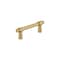 Amerock Destine 3 inch 76mm Center-to-Center Champagne Bronze Cabinet Pull BP37370CZ - alternate 1