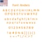 Aacc Self-Adhesive Vinyl Letter: Z, Scale: 35 cm. Color: Orange Font: Anders by, 12PK AACC-Anders-UZ-Orange-M35x12 - alternate 1