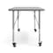 Flash Furniture Commercial Adjustable Height Rectangular Activity Table - Locking Casters-Gray XU-A2448-REC-GRY-T-P-CAS-GG - alternate 2