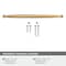 Amerock Kane 12-5/8 inch 320mm Center-to-Center Champagne Bronze Cabinet Pull BP53811CZ - alternate 2