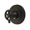 Kingston Brass Single-Handle Six-Way Diverter Valve with Round Trim Kit, Oil Rubbed Bronze KS4035CG - alternate 1