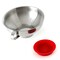 Norpro Wide Mouth Funnel, 5-1/2 in Dia, Stainless Steel 241 - alternate 2