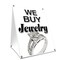 Signmission We Buy Jewelry, 24 Inch x 18 Inch A-frame Yard Sign, Plastic Sign SBC-1824-We Buy Jewelry - alternate 1
