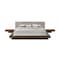 Homeroots Gray and Walnut Wood And Faux Leather Queen Bed Frame With Attached Nightstands 486239 - alternate 1