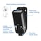 Tork Soap and Sanitizer Dispenser, Black, Wall 581508 - alternate 3
