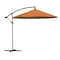 Pure Garden 10 Ft Offset Umbrella with Cross Base, Terracotta 50-LG1055 - alternate 1