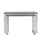 Homeroots 47" Gray and Silver Wood and Stainless Steel Sled Writing Desk 556634 - alternate 5