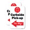 Signmission Curbside Pick-up This Way Left Arrow, 18'' X 24'' 2 Signs, Heavy Gauge Aluminum, 2PK A-1824-2PACK-25469 - alternate 1
