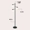 Jonathan Y Ellie 66" 3-Light Mid-Century Modern Metal LED Floor Lamp w/ Triple Frosted Globe Shades, Black/White JYL3087B - alternate 4