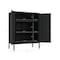 Manhattan Comfort Naomi 31.5in Accent Cabinet in Black AF006-BK - alternate 3