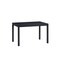 Homeroots 47" Black Wood Dining Table 630376 - alternate 2