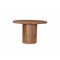 Homeroots 48" Brown Solid Wood Pedestal Base Round Top Dining Table 644517 - alternate 1
