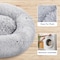 Fluffydream 20 inch Donut Dog Bed, Calming Bed for Dogs, Grey Cat Bed Washable, Round Dog Donut Bed 3A88PTDBEDCUDD19GRY - alternate 4
