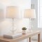 Jonathan Y Genie 28.5" Glass LED Table Lamp, Clear, 2PK JYL1061B-SET2 - alternate 6
