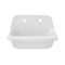 Kingston Brass 24" Ceramic Wall Mount Bathroom Sink, 8-Inch, 2 Hole, Glossy White GPLWS241715 - alternate 2