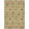 Homeroots 9' X 12' Olive Green And Fern Green Medallion Washable Indoor Outdoor Area Rug 587798 - alternate 5
