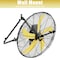 Edendirect 20 in. 3 Speed 5300 CFM High Velocity Heavy-Duty Drum Fan in Black with Copper Wire, Handle ZR-FAN-C20 - alternate 3