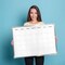 Flipside 24 x 36 Aluminum Framed Calendar Magnetic White Dry Erase Board 17303 - alternate 3