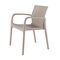 Homeroots Set of Two Taupe Heavy Duty Plastic Outdoor Stacking Dining Chairs, 2PK 565197 - alternate 2