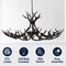 Jonathan Y Eldora 49" 10-Light Rustic Farmhouse Adjustable Resin Antler LED Chandelier, Black JYL6320C - alternate 5