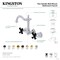 Kingston Brass Double-Handle Wall Mount Bathroom Faucet, Brushed Nickel KS1228PKX - alternate 2