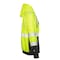 Game Workwear Full Zip Hi-Vis Hoodie, 100% Spun Polyester Fleece, Hi Vis Lime, M 865-E - alternate 2