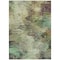 Homeroots 5' X 8' Beige Green And Artichoke Green Abstract Washable Indoor Outdoor Area Rug 577614 - alternate 2