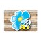 Ashley Productions Magnetic Whiteboard Erasers, Bee-Themed Positivity, 3.75 x 2.5 x 0.75 in., 3PK ASH79000 - alternate 2