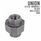 B & K 3/8 in. FIP each X 3/8 in. D FIP Black Malleable Iron Union 501570 - alternate 3