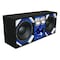 Deejay Led Loaded Box w/Two Despacito Heavy Duty 10-in Woofers One Horn and w/Two Bullet Tweeters BLUE TBH10BLUE - alternate 2
