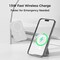 Alpha Digital Magnet Power Bank- 10,000mAh, Wireless Charge, Phone Stand -White ZL014-WT - alternate 2